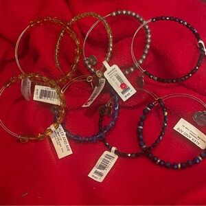 Alex and Ani Gold and Silver Bracelet Trio (3 Sets)